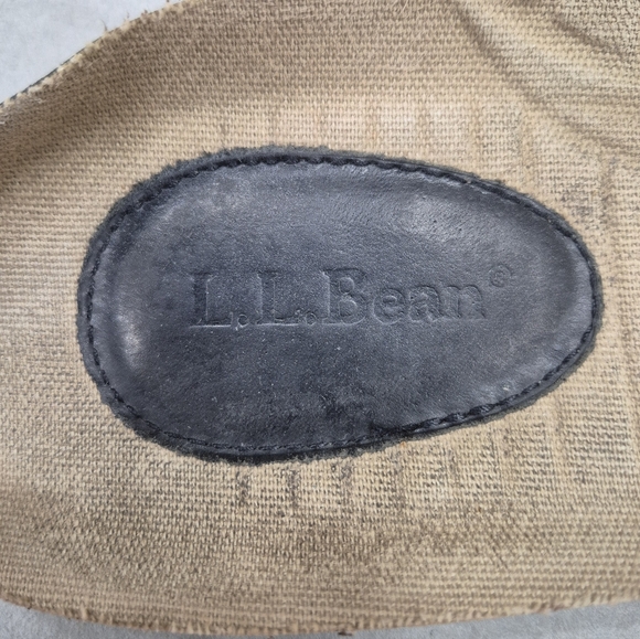 LL Bean boots men\'s 9.5N brown leather soft toe padded ankle lace up main image 10